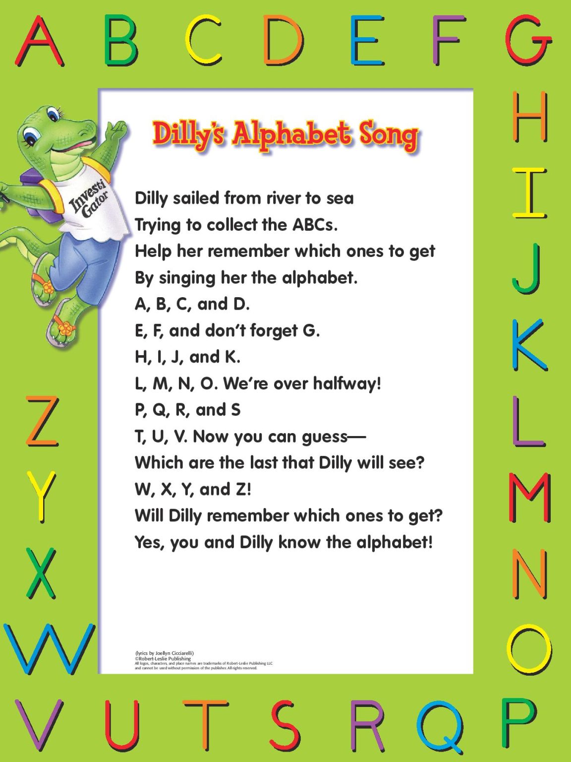 Dilly’s Alphabet Song - The InvestiGator Club