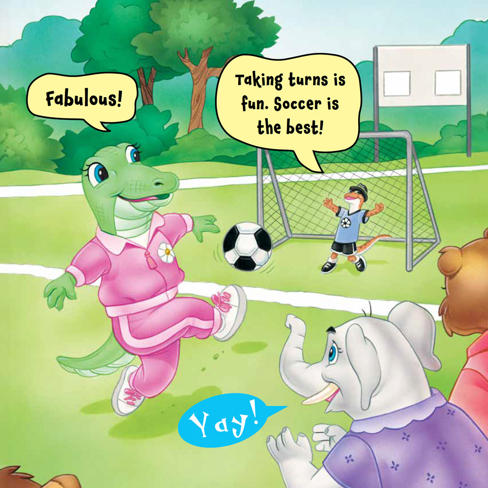 Manny and Gator Playing Football
